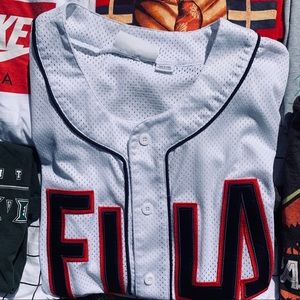 Authentic Fila Baseball Jersey